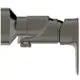 Brausearmatur von Ideal Standard in Metallic-Grau mit einem flexiblen Auslass, geeignet zur Verbindung mit Duschsystemen. Sichtbare Anschlussstelle für eine einfache Installation.
